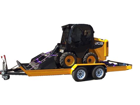 skid steer bobcat trailer|used skid loader trailers.